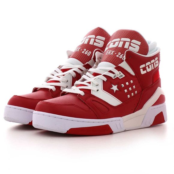 New Converse Don C ERX 260 Mid Enamel Red/White 163800C USMens 9.5/10.5/11/12/13